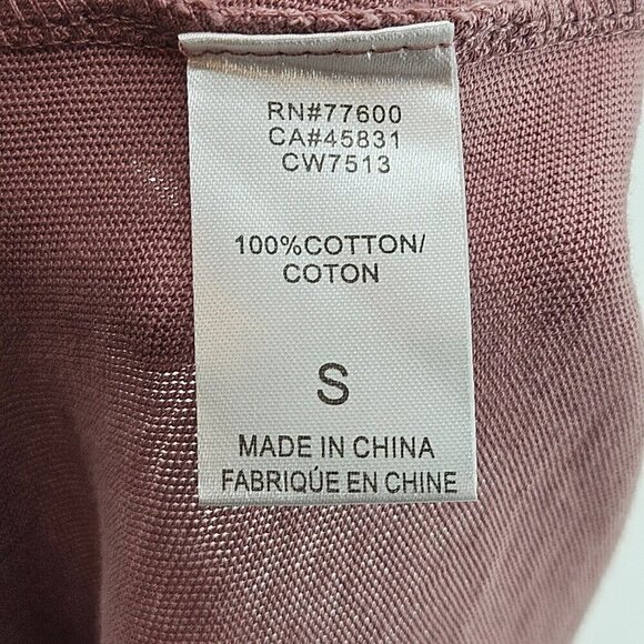 Chaser Mock Neck Ruffle Blouse Top In Rosebud Pink Women’s Size S NEW Preppy - Picture 6 of 9